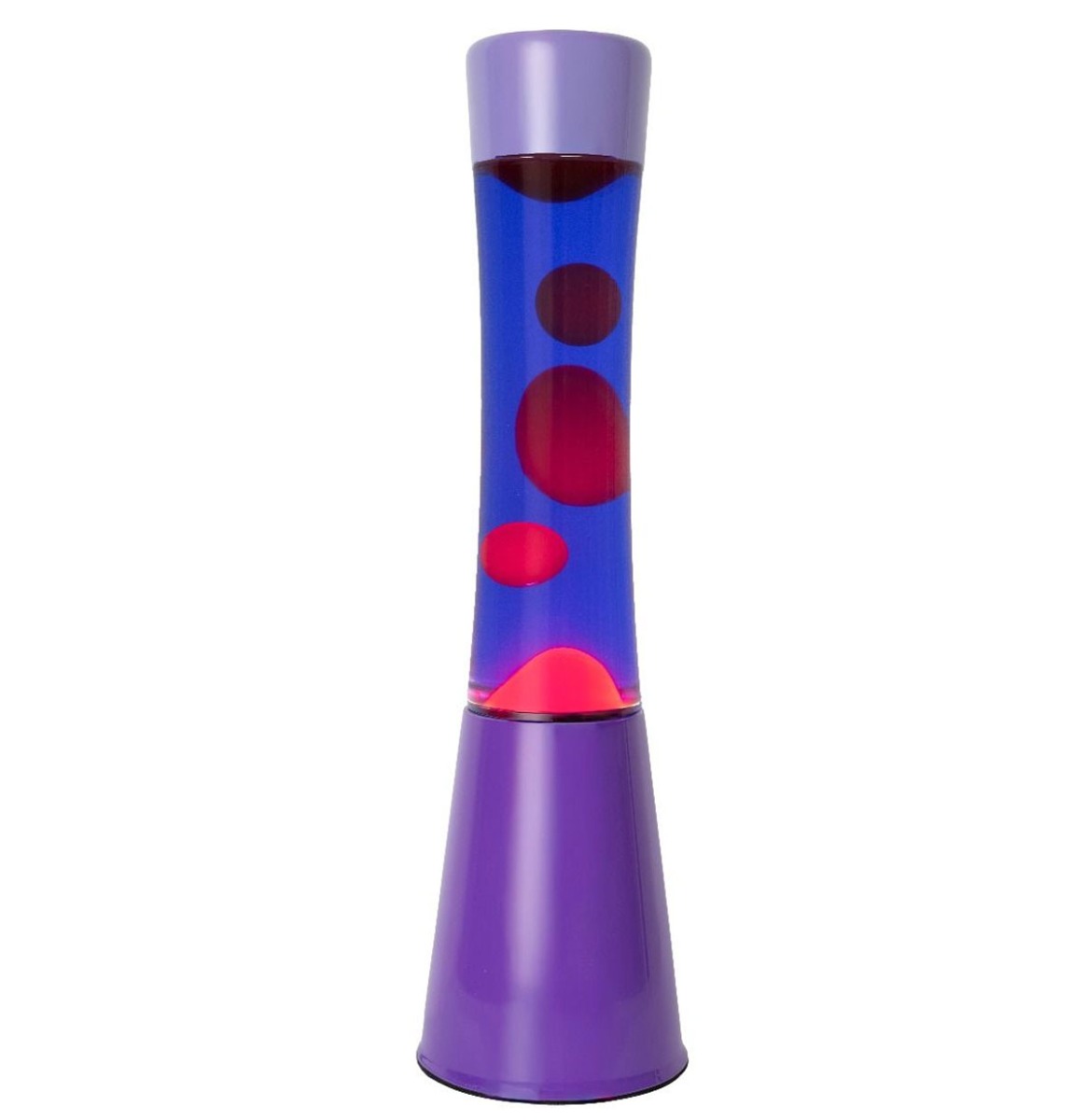 Moederdag cadeau - Fisura Lava Lamp Tower - Paarse Basis Met Paarse Vloeistof En Rode Lava | Fisura