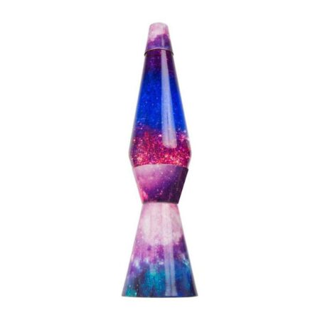 Moederdag cadeau - Fisura Lavalamp Bullet - Galaxy Met Paarse Vloeistof En Glitter | Fisura