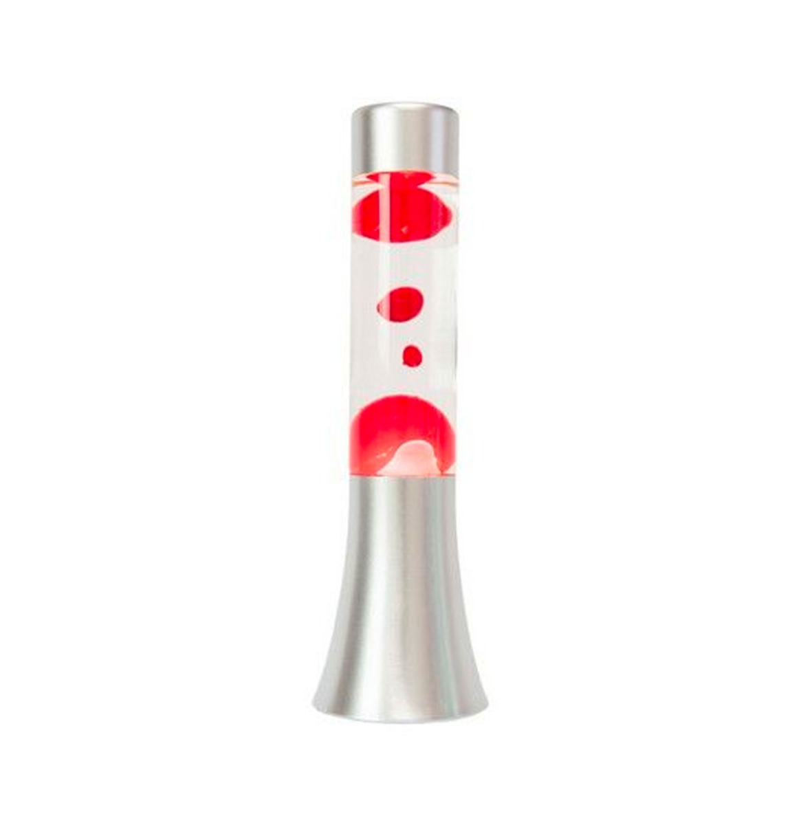 Moederdag cadeau - Fisura Mini Lava Lamp - Transparant En Rood | Fisura
