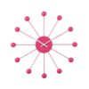 Moederdag cadeau - Karlsson Wandklok Funky Spider - Roze | Fiftiesstore