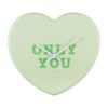 Moederdag cadeau - Karlsson Wandklok Hart Snoep Zacht Groen | Fiftiesstore