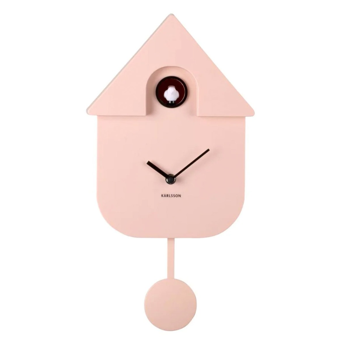 Moederdag cadeau - Karlsson Wandklok Modern Cuckoo - Licht Roze | Fiftiesstore