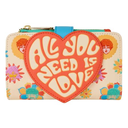 Moederdag cadeau - Loungefly The Beatles All You Need Is Love Portemonnee | Fiftiesstore