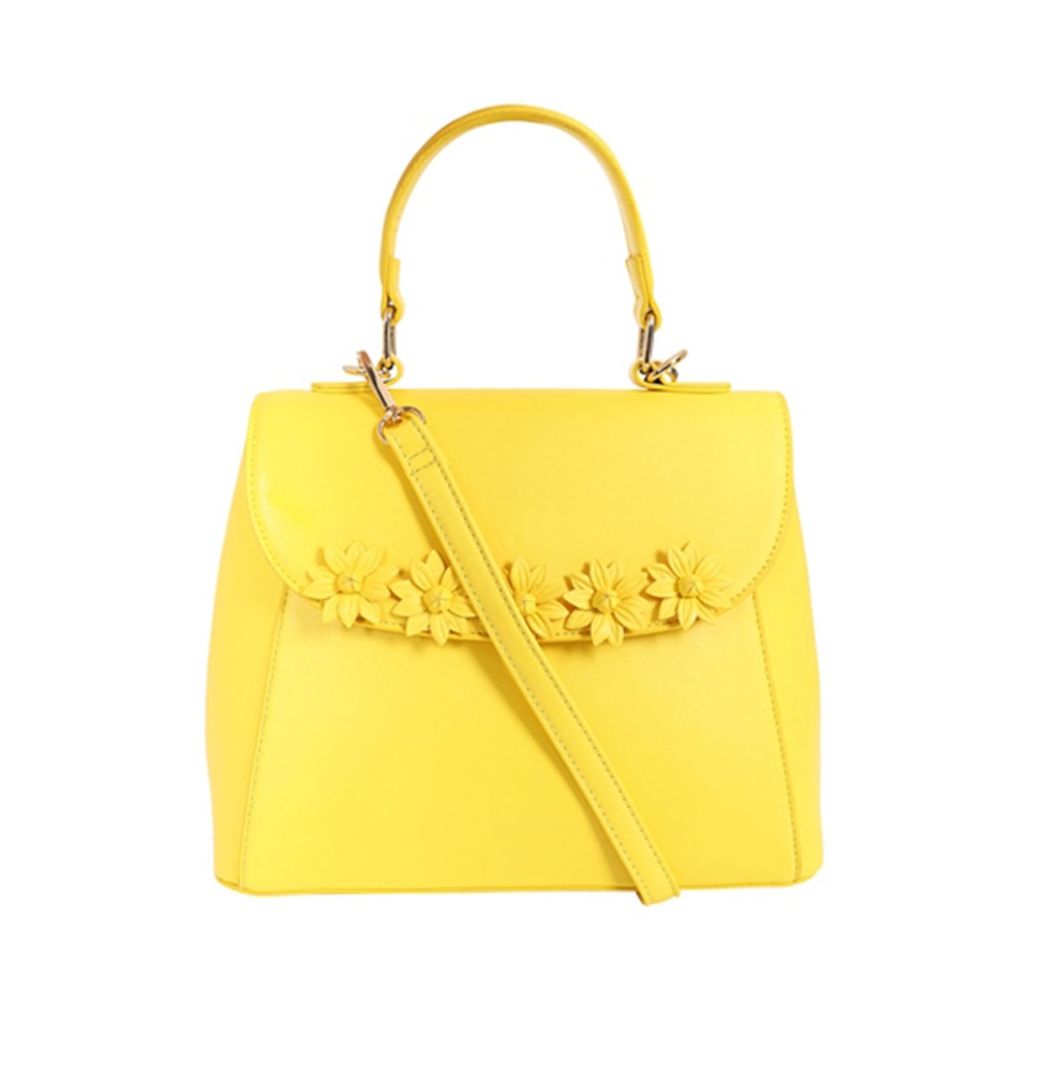 Moederdag cadeau - Lulu Hun Zoe Floral Tas Geel | 35% korting | Lulu Hun