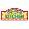 Moederdag cadeau - Mom's Kitchen Zwaar Metalen Bord | Fiftiesstore