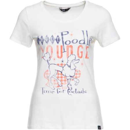 Moederdag cadeau - Poodle Womens T-Shirt Offwhite -XXXXL | 22% korting | Queen Kerosin