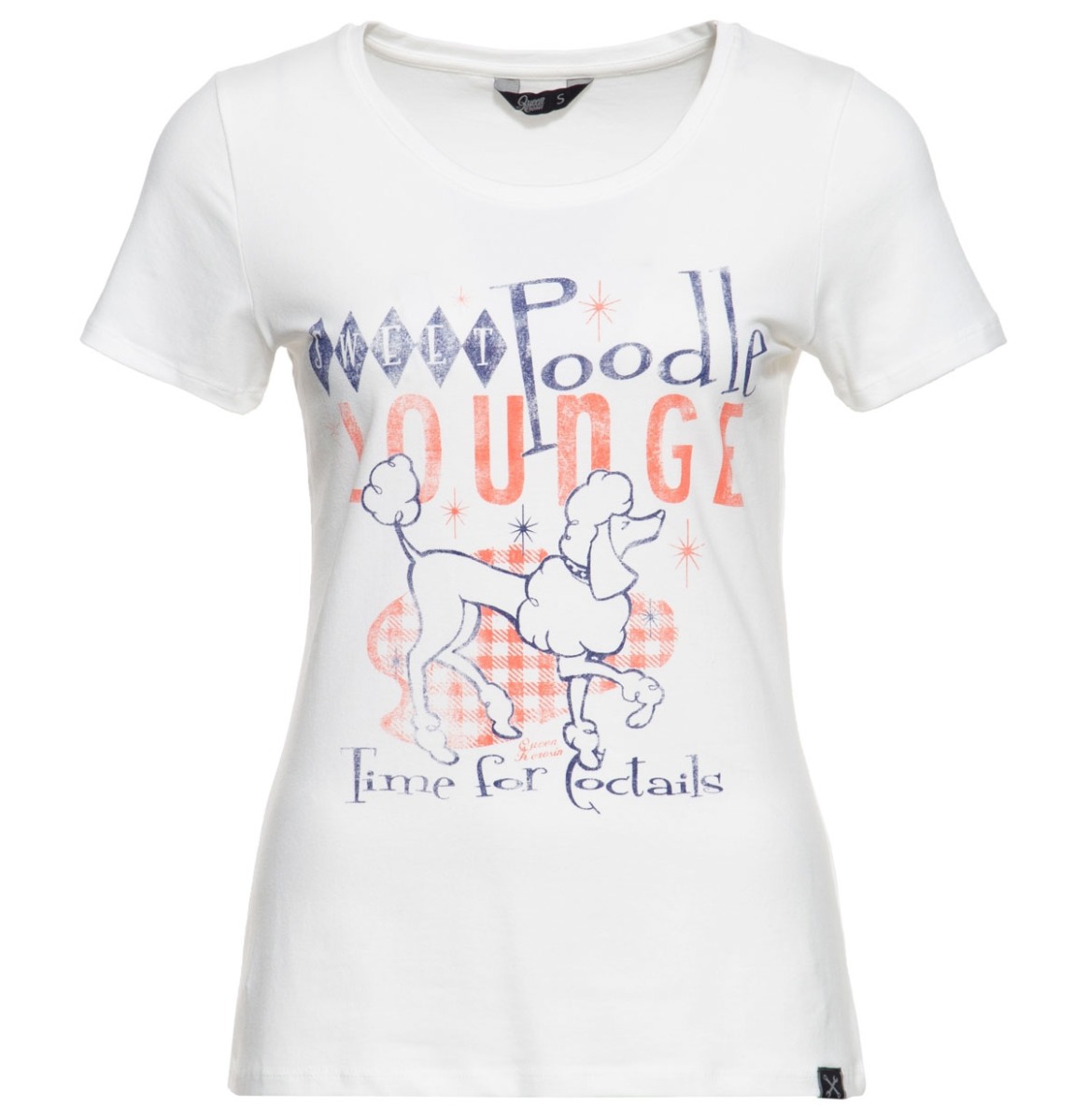 Moederdag cadeau - Poodle Womens T-Shirt Offwhite -XXXXL | 22% korting | Queen Kerosin