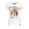 Moederdag cadeau - Queen Kerosin Support Your Local Girl Gang T-Shirt Off White-L | 20% korting | Queen Kerosin