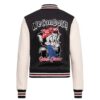 Moederdag cadeau - Queen Kerosin We Can Do It Rebel Queen College Jacket Black Cream-S | 22% korting | Queen Kerosin