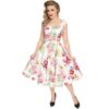 Moederdag cadeau - Rose Paradise Swing Dress White -XS | 25% korting | Hearts and Roses