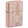 Moederdag cadeau - Zippo Aansteker Harley-Davidson - Rose Goud | Harley-Davidson