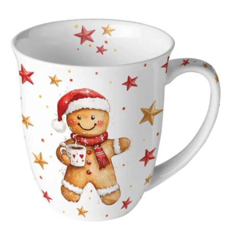 Mok 400ml Cocoa & cookie porselein | Ambiente