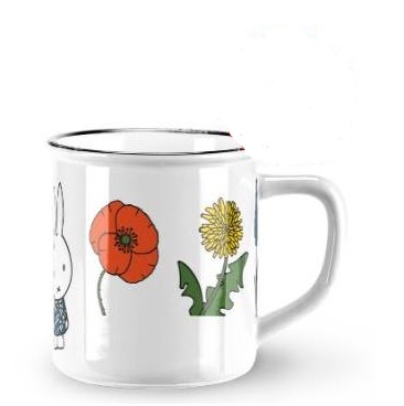 Mok Nijntje & bloemen Ø8xh7