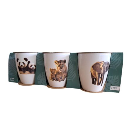 Mokje jungle 220ml set a 3 stuks | Excellent Houseware