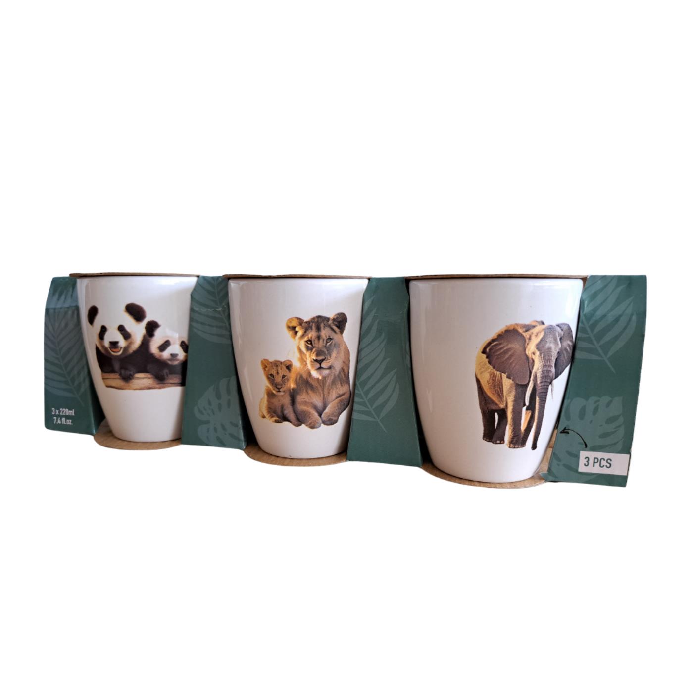 Mokje jungle 220ml set a 3 stuks | Excellent Houseware