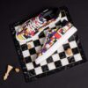 Mondrianic Sneakers Lureaux - Handgemaakte Nette Schoenen Voor Heren | Lureaux