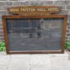Monk Fryston Hall Hotel Vilten Informatiebord - Origineel | The Dutch Pickers