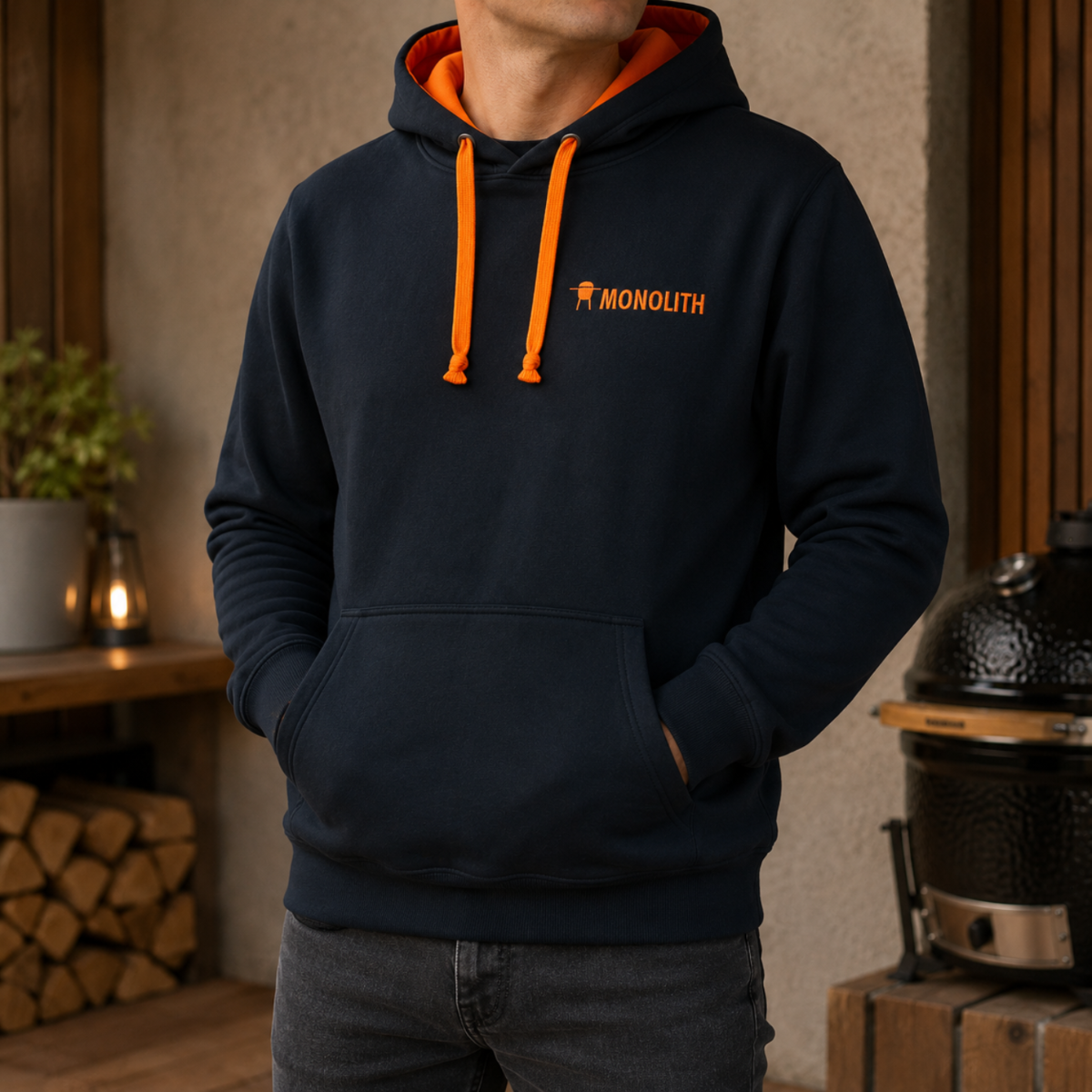 Monolith Hoodie Zwart - Maat M | Monolith
