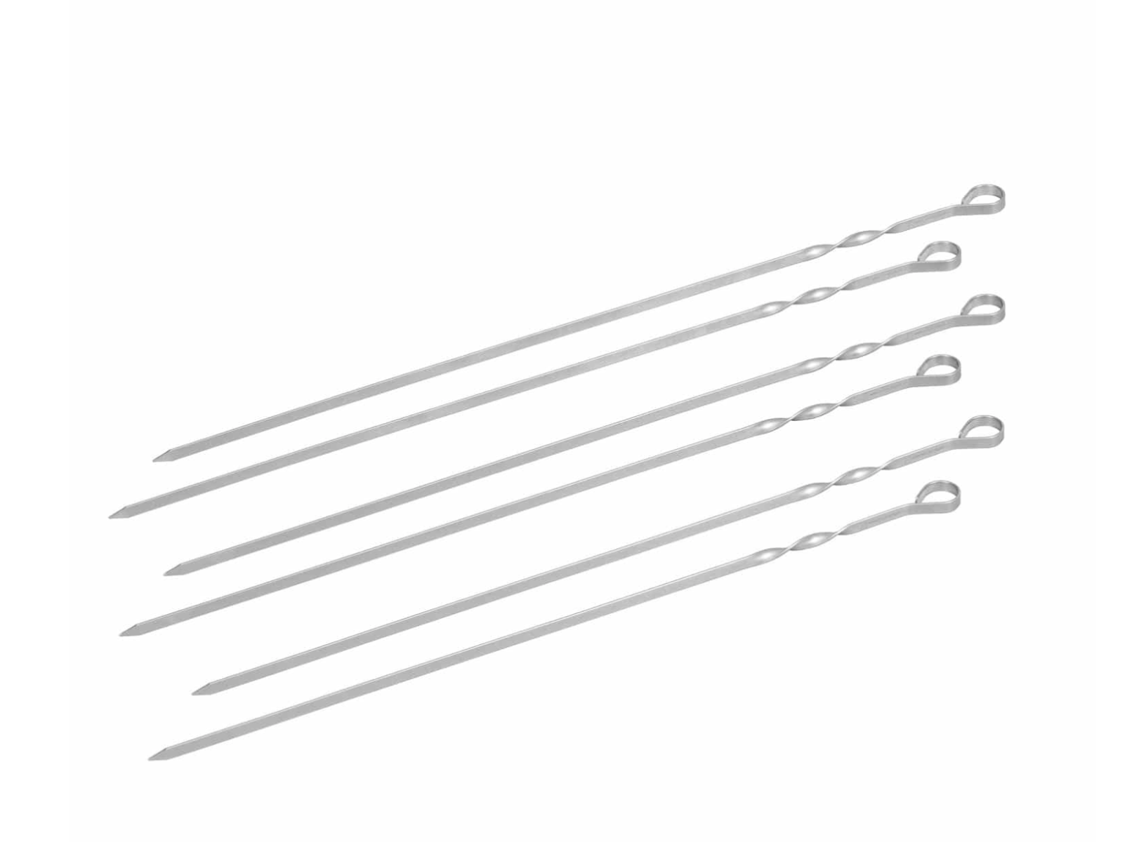Monolith Rotisserie Spiesenset voor het classic model - Set van 7 stuks - RVS - Rotisserie kamado - BBQ accessoires | MONOLITH