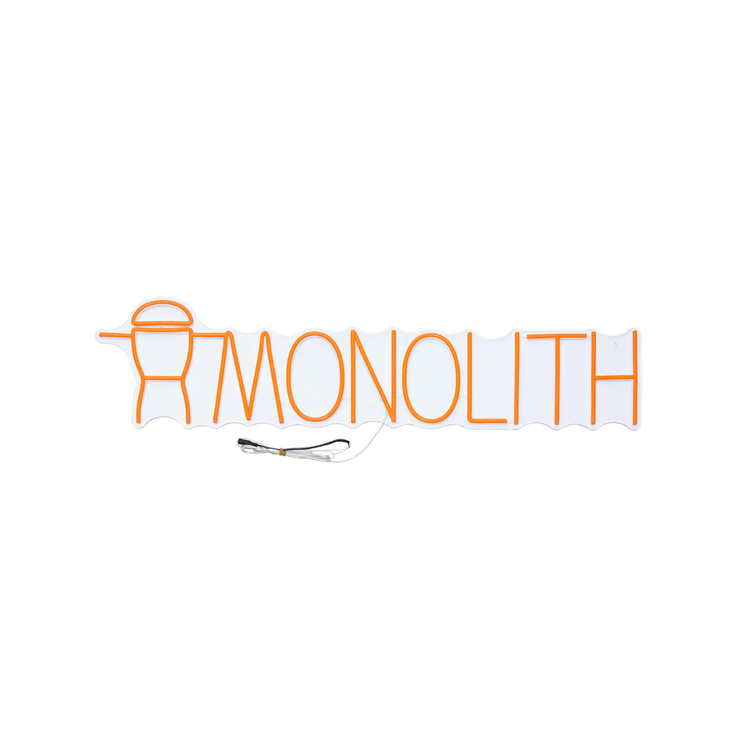 Monolith neon verlichting - Groot - Oranje - Neon licht - Neon logo Monolith | MONOLITH