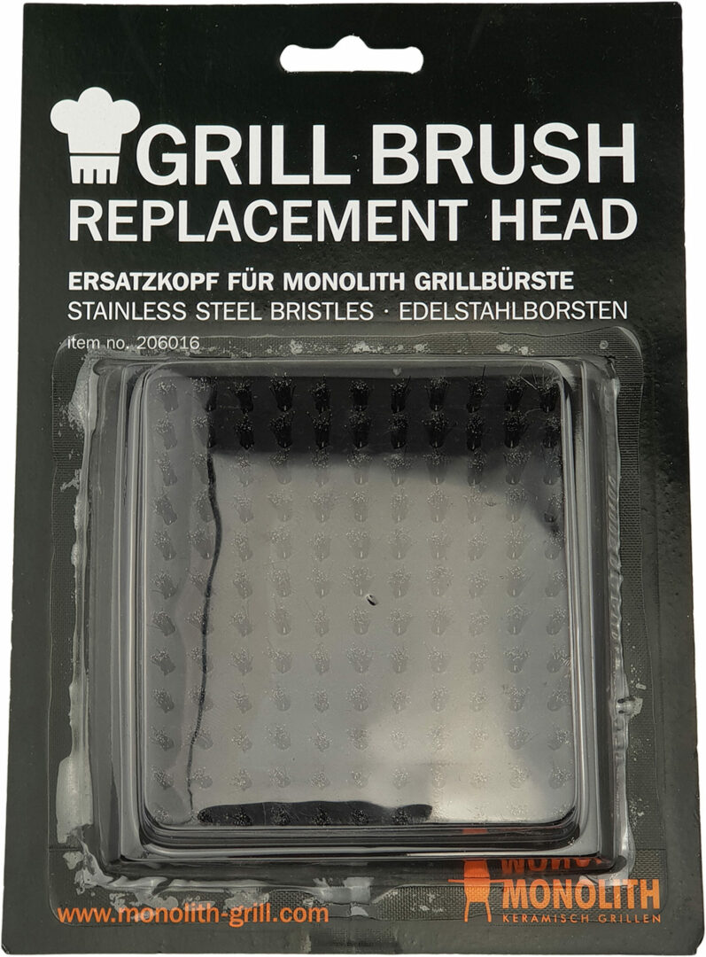 Monolith vervangende kop voor BBQ borstel - 10 x 10 x 3 cm - Perfect voor het schoonmaken - Barbecue accessoires | MONOLITH