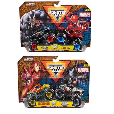 Monster Jam 1:64 2 Pack Marvel | Marvel