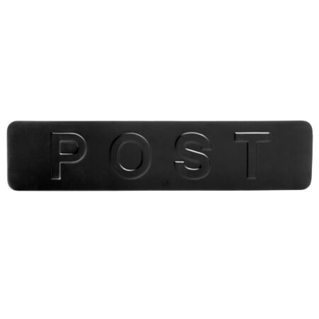Mooi Deurbeslag Front voor Homebox buitenklep mat zwart | Mooi Deurbeslag