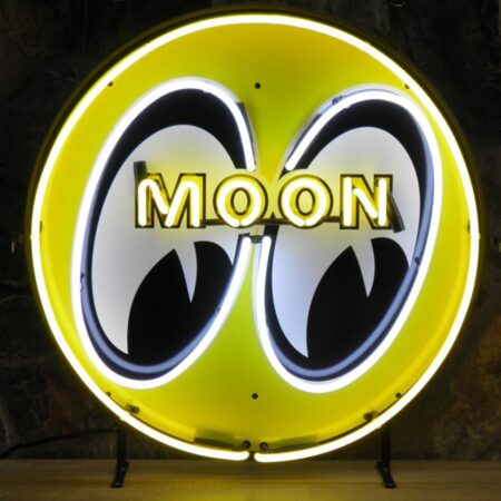 Moon Eyes Neon Verlichting 65 cm - Geel