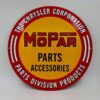 Mopar Chrysler Parts Emaille Bord - Ø41cm | Mopar