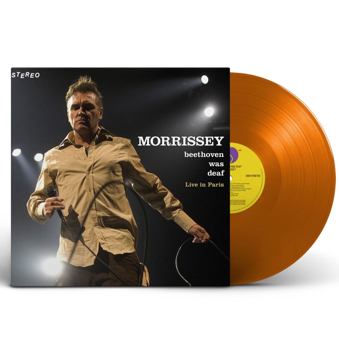Morrissey - Beethoven Was Deaf Live In Paris (Oranje Bio Vinyl) (LP) | Fiftiesstore