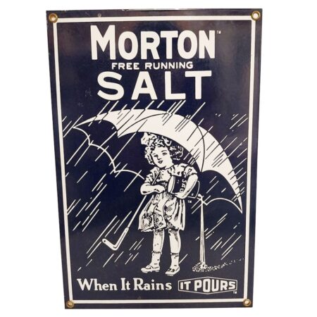 Morton Salt Emaille Bord Door Ande Rooney - 30
