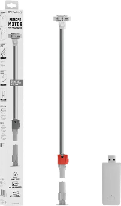 MotionBlinds Retrofit Rolgordijnmotor + WiFi Bridge