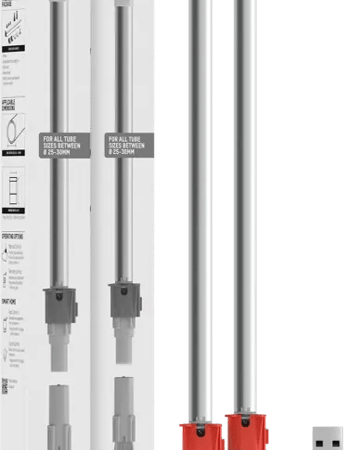 Motionblinds Retrofit startpakket 2-Pack Rolgordijn motor + Bridge