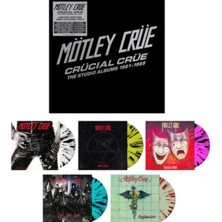Mötley Crüe - Crücial Crüe: The Studio Albums 1981-1989 (Gekleurd Vinyl) (Boxset) 5 | 6% korting (LP) | Fiftiesstore