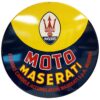 Moto Maserati Emaille Bord XL - Ø78cm | Fiftiesstore
