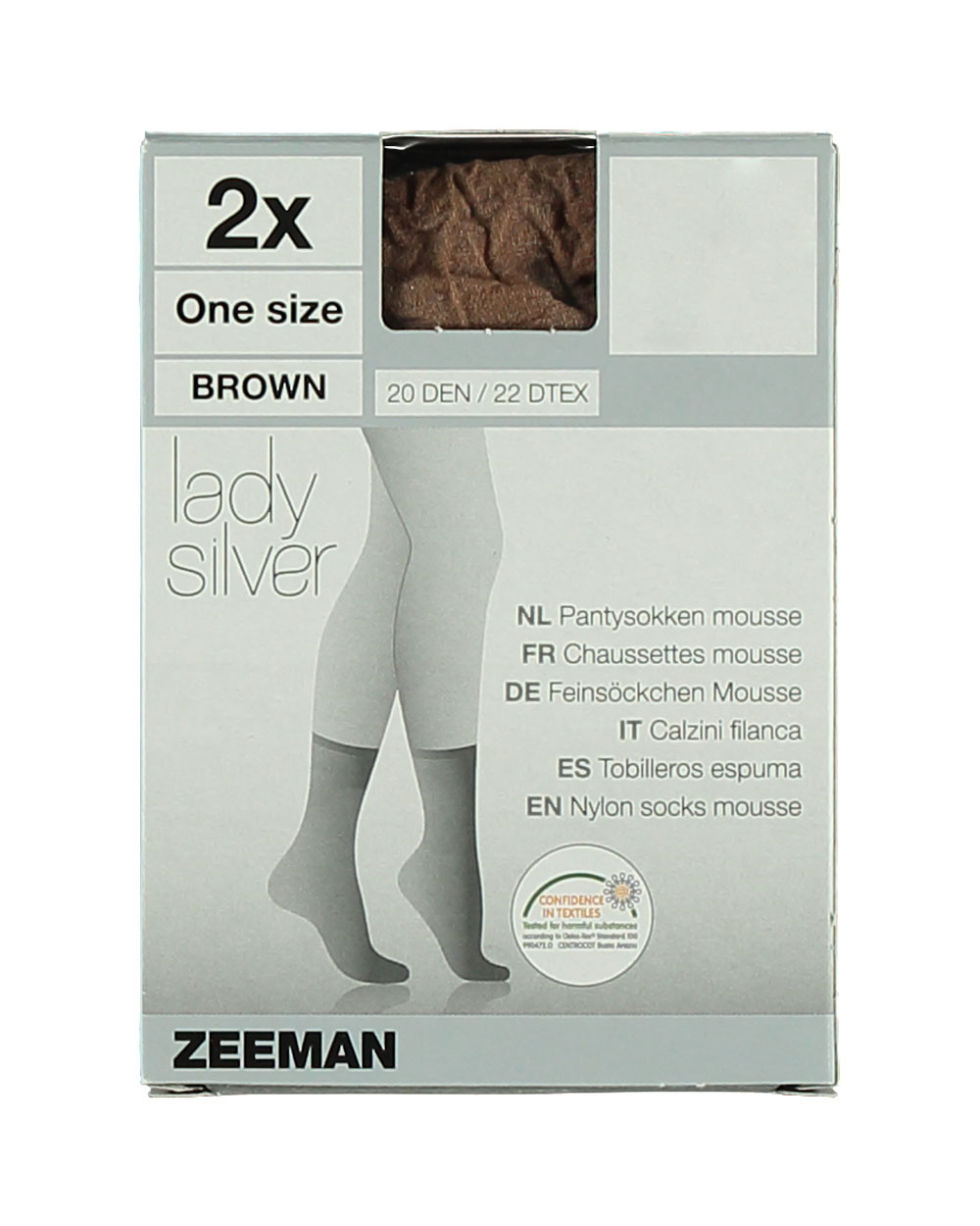 Mousse Pantysokjes - Bruin | Zeeman