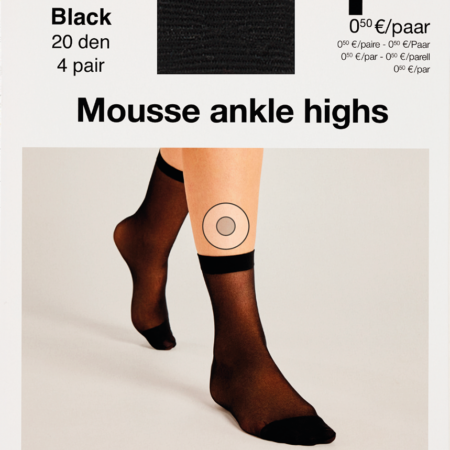 Mousse Pantysokjes - Zwart | Zeeman