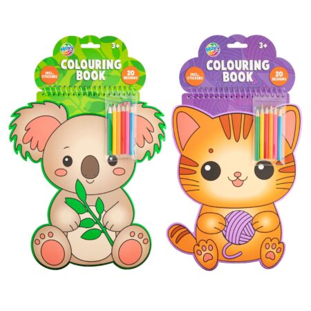 Moxy Dierenvorm kleurboek + potloden | Moxy