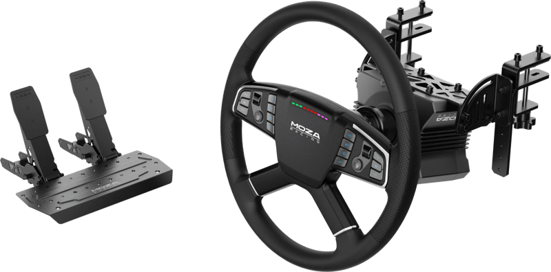Moza RS071 PC Trucking Wheel Bundel