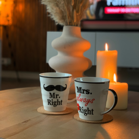 Mr. & Mrs. Right Mokkenset | OUT OF THE BLUE