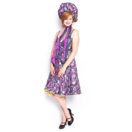 Multicolor Met Glitters Jurk en Hoed - S (Gebruikt) | 47% korting | Tabi's