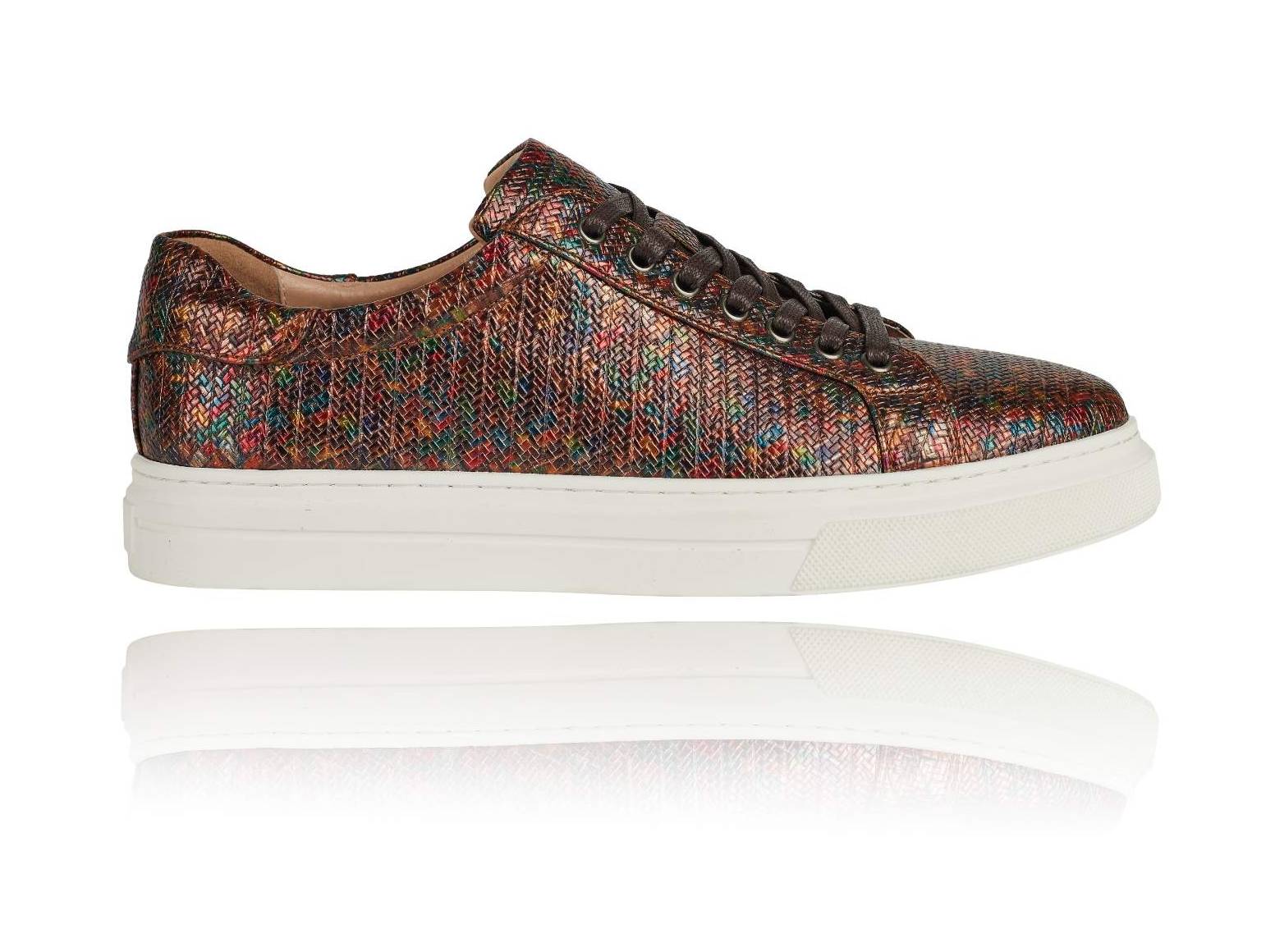 Multicolor Spectrum Sneakers Lureaux - Handgemaakte Nette Schoenen Voor Heren | Lureaux
