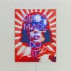 Muurschilderij (LED Neon) - Disco Made Me Do It - Blauw | Fiftiesstore