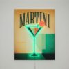 Muurschilderij (LED Neon) - Martini | Fiftiesstore