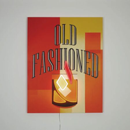 Muurschilderij (LED Neon) - Old Fashioned | Fiftiesstore