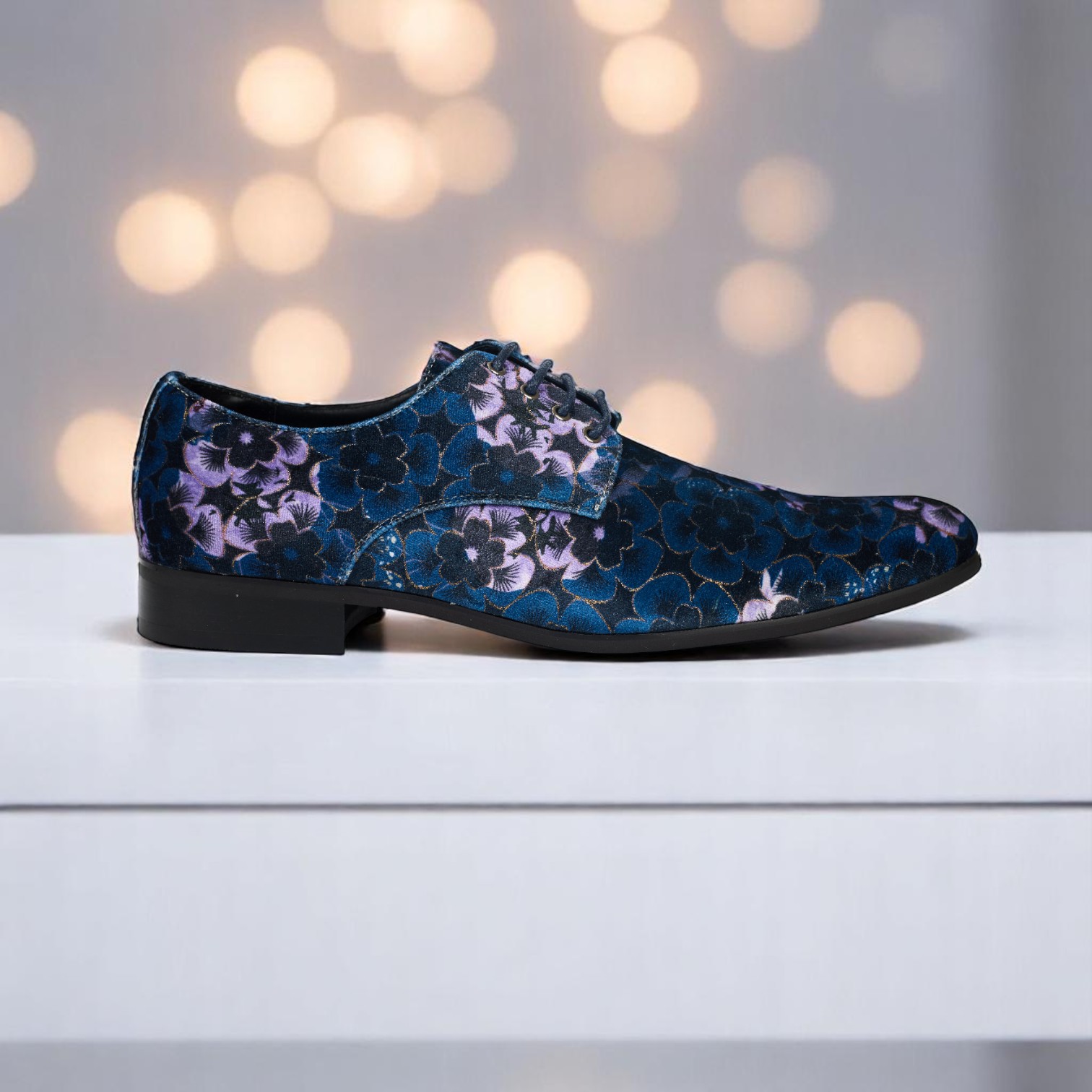 Mystic Blueberry Blossom Lureaux - Handgemaakte Nette Schoenen Voor Heren | Lureaux