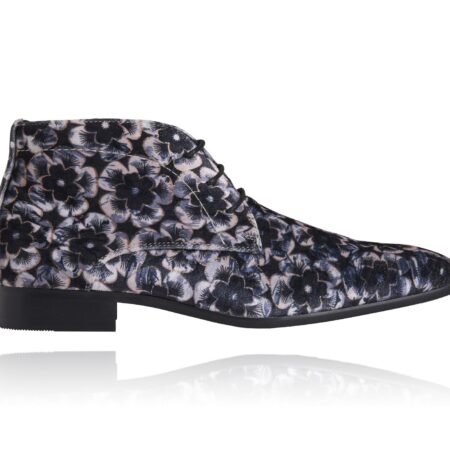 Mystic Silver Blossom High Lureaux - Handgemaakte Nette Schoenen Voor Heren | Lureaux