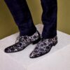 Mystic Silver Blossom Lureaux - Handgemaakte Nette Schoenen Voor Heren | Lureaux