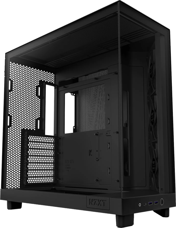 NZXT H6 Flow Zwart