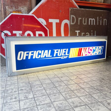 Nascar - Official Fuel For Nascar (Sunoco) Lichtbak Van Benzinestation - Origineel Vintage | Fiftiesstore